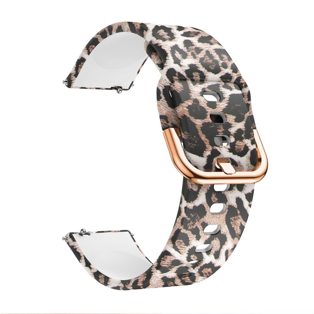 Samsung Gear S3 Frontier/Classic m.fl. Klockarmband med Tryck - Leopard