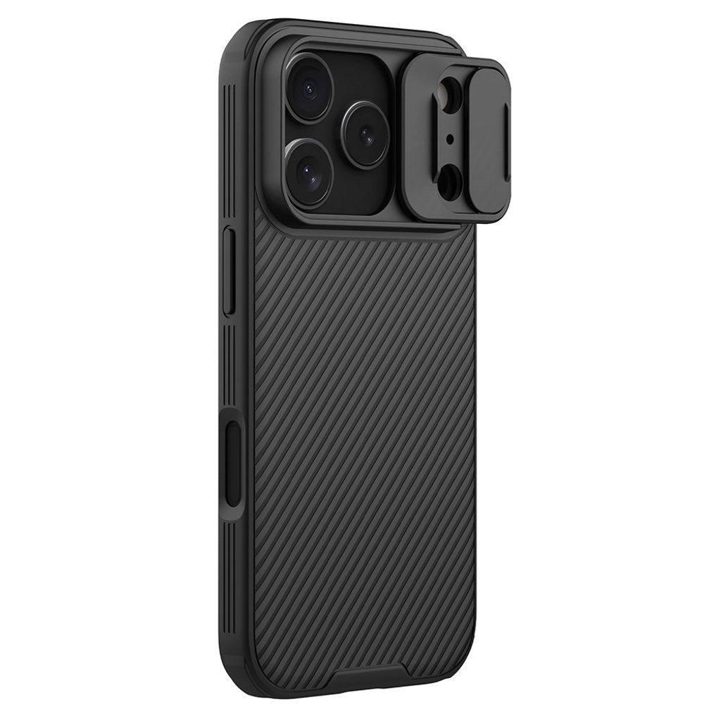 NILLKIN iPhone 18 Pro/17 Pro MagSafe-deksel med kamera-deksel – Svart