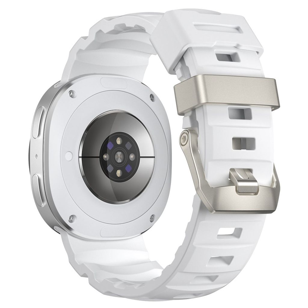 Samsung Galaxy Watch8 44 mm jne. Kellonranneke, Silikoni - valkoinen