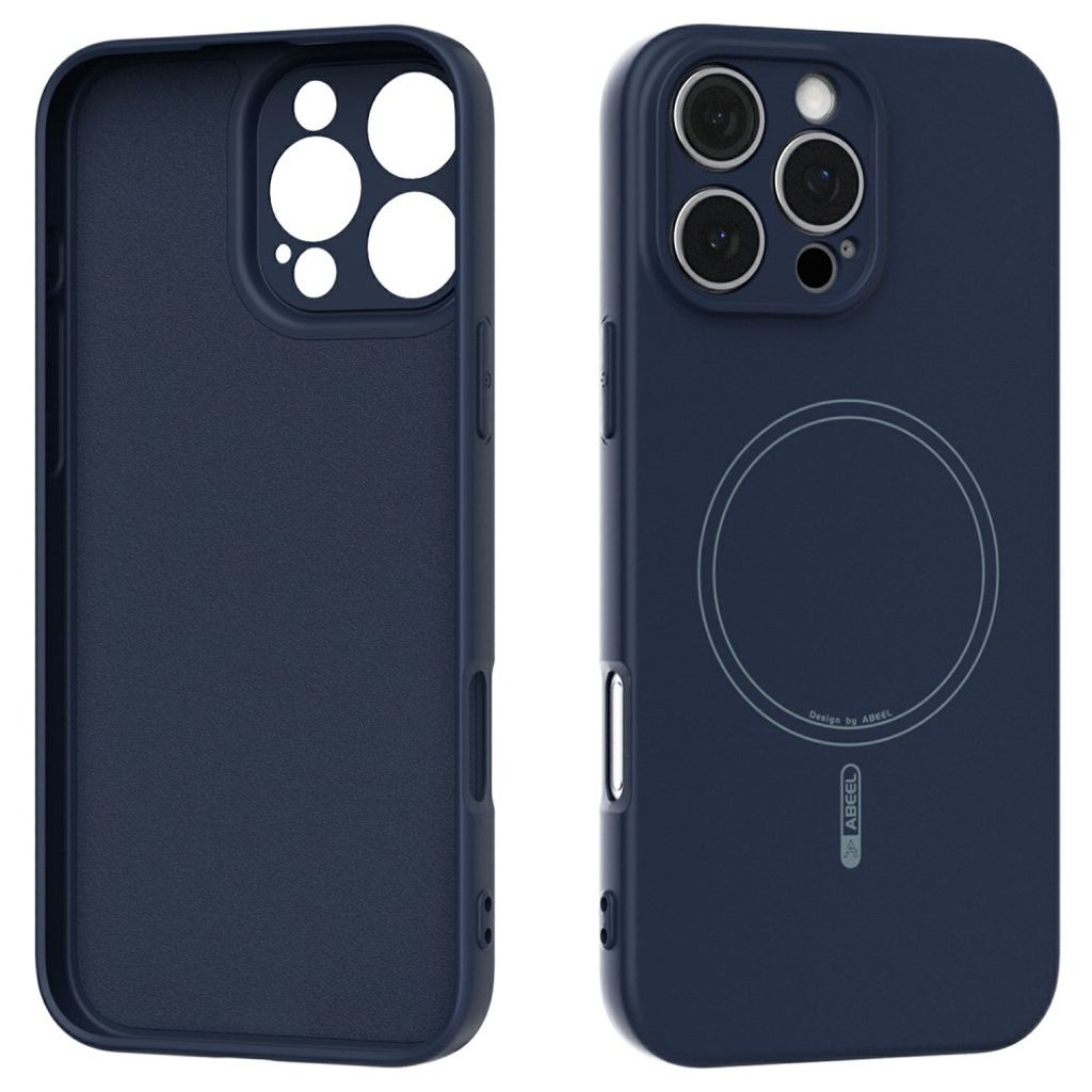 iPhone 16 Pro Max MagSafe Skal Liquid Silicone – Mörkblå