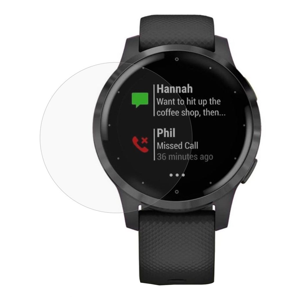 Garmin Vivoactive 4S/Vivomove 3S TPU Screen Protector - Transparent