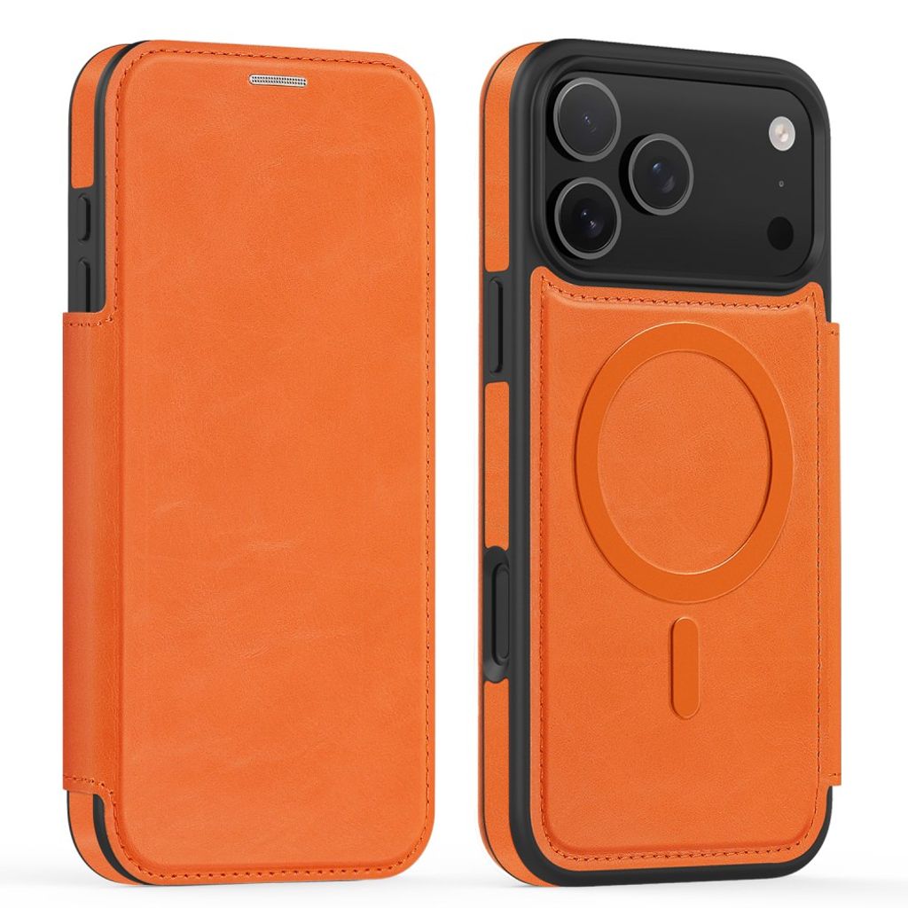 iPhone 18 Pro Max/17 Pro Max MagSafe Lompakkokotelo - Oranssi