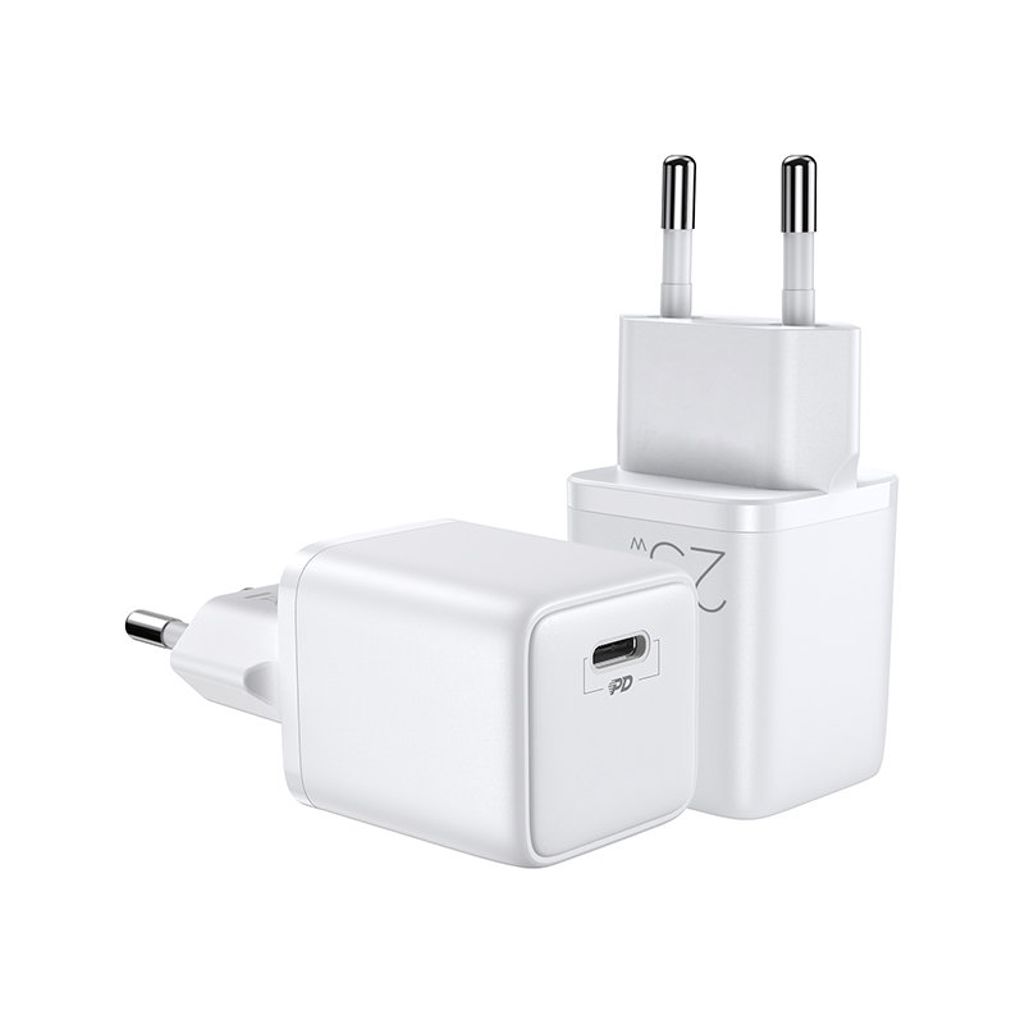 Joyroom snabb väggladdare USB-C 25W 3A vit