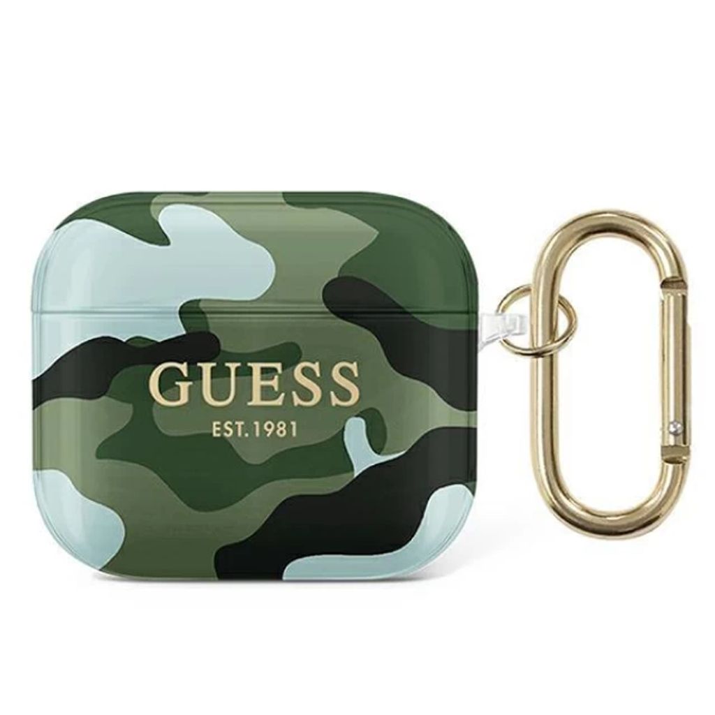 Guess Camo Fodral till Airpods 3 - Grön