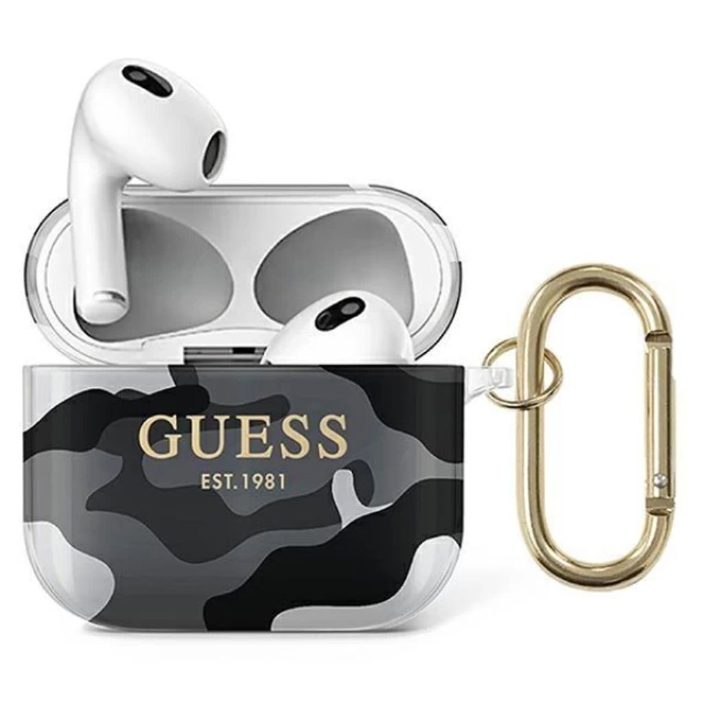 Guess Camo Fodral till Airpods 3 - Svart