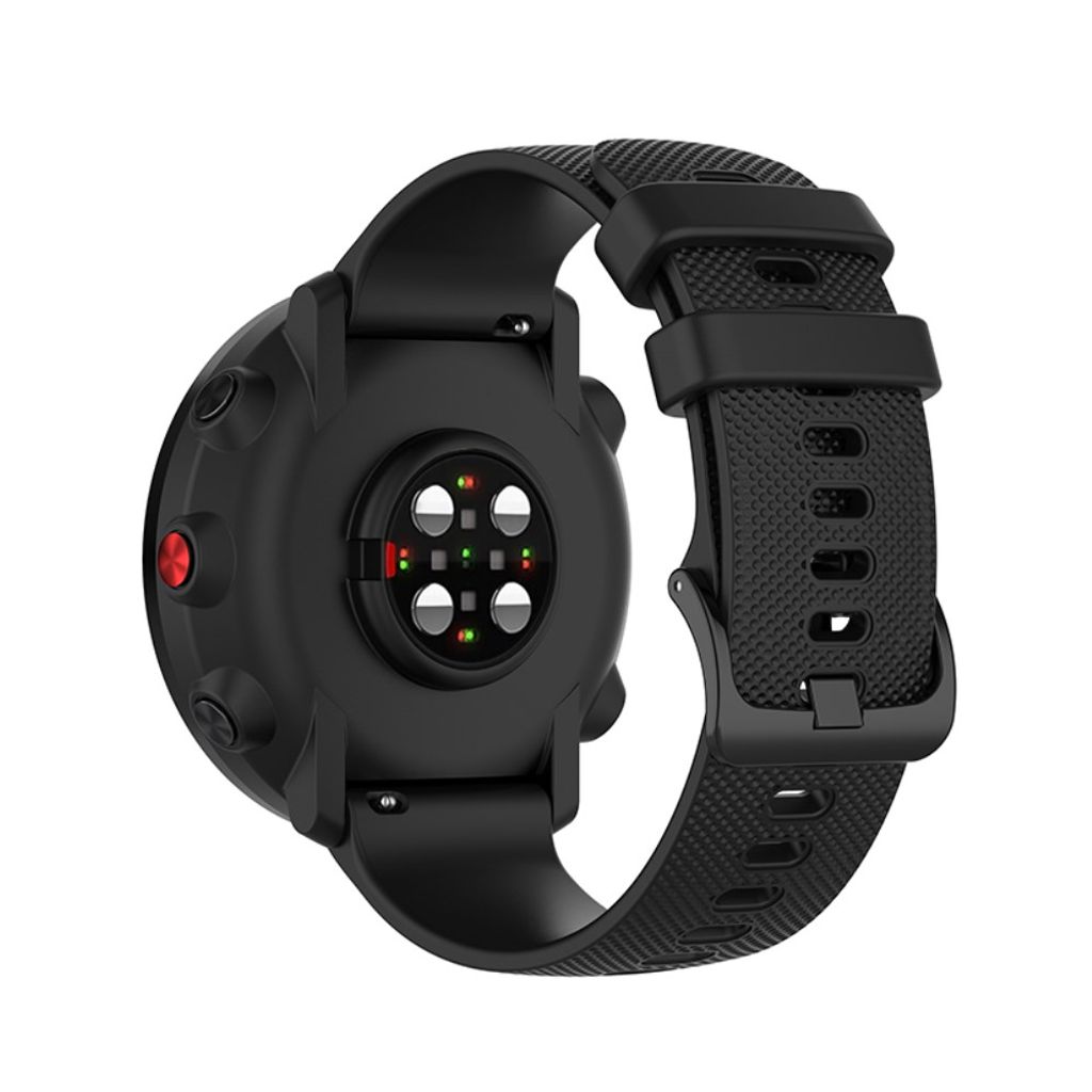 Samsung Gear S3 Classic/Frontier ja muut kellonrannekkeet silikoni – musta