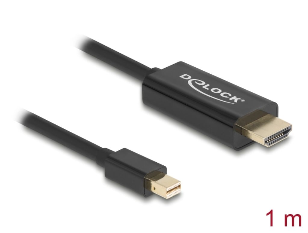 Delock Passiv mini DisplayPort 1.1 till HDMI-kabel 1 m