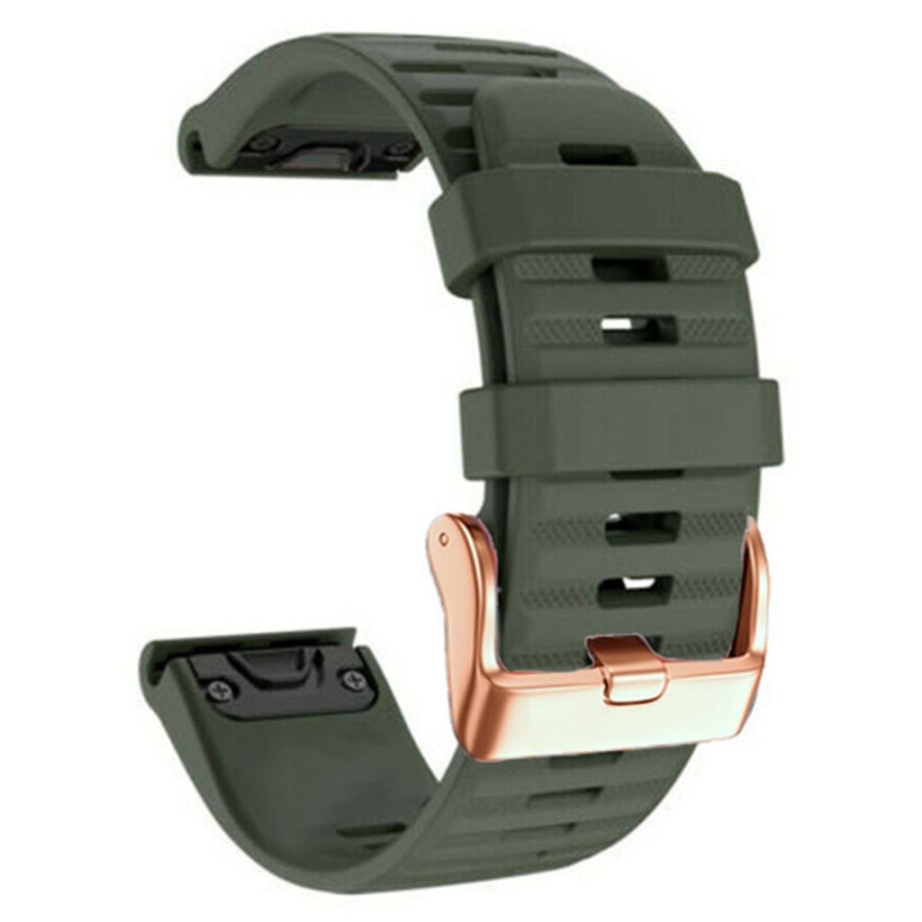Garmin Fenix ​​​​7S/6S/5S/Instinct 2S etc. Silicone Watch Strap - Green