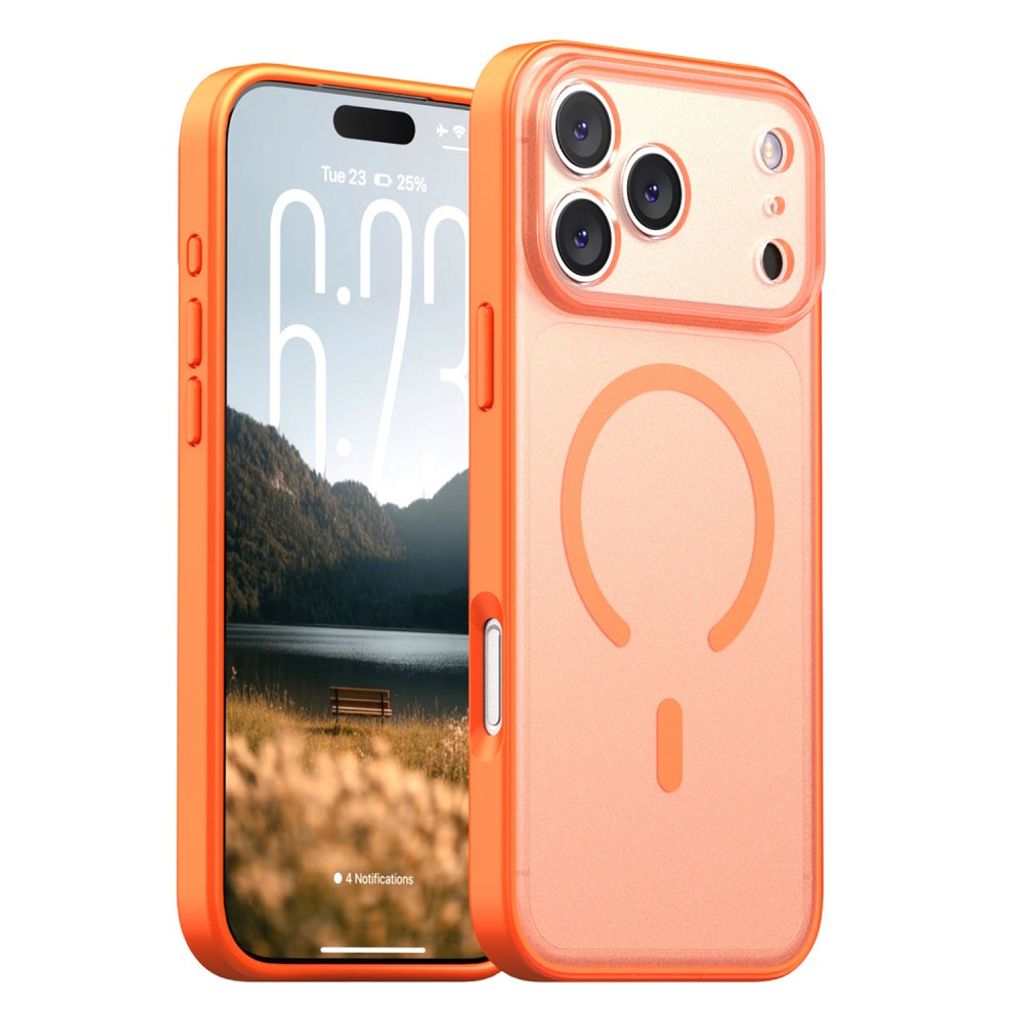 IPAKY iPhone 18 Pro Max/17 Pro Max MagSafe Kuori - Oranssi