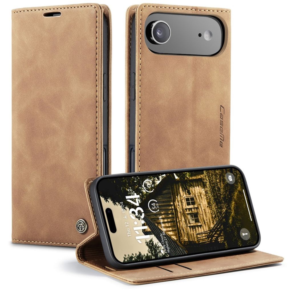 CASEME iPhone Air Pungetui med Kortplads - Brun