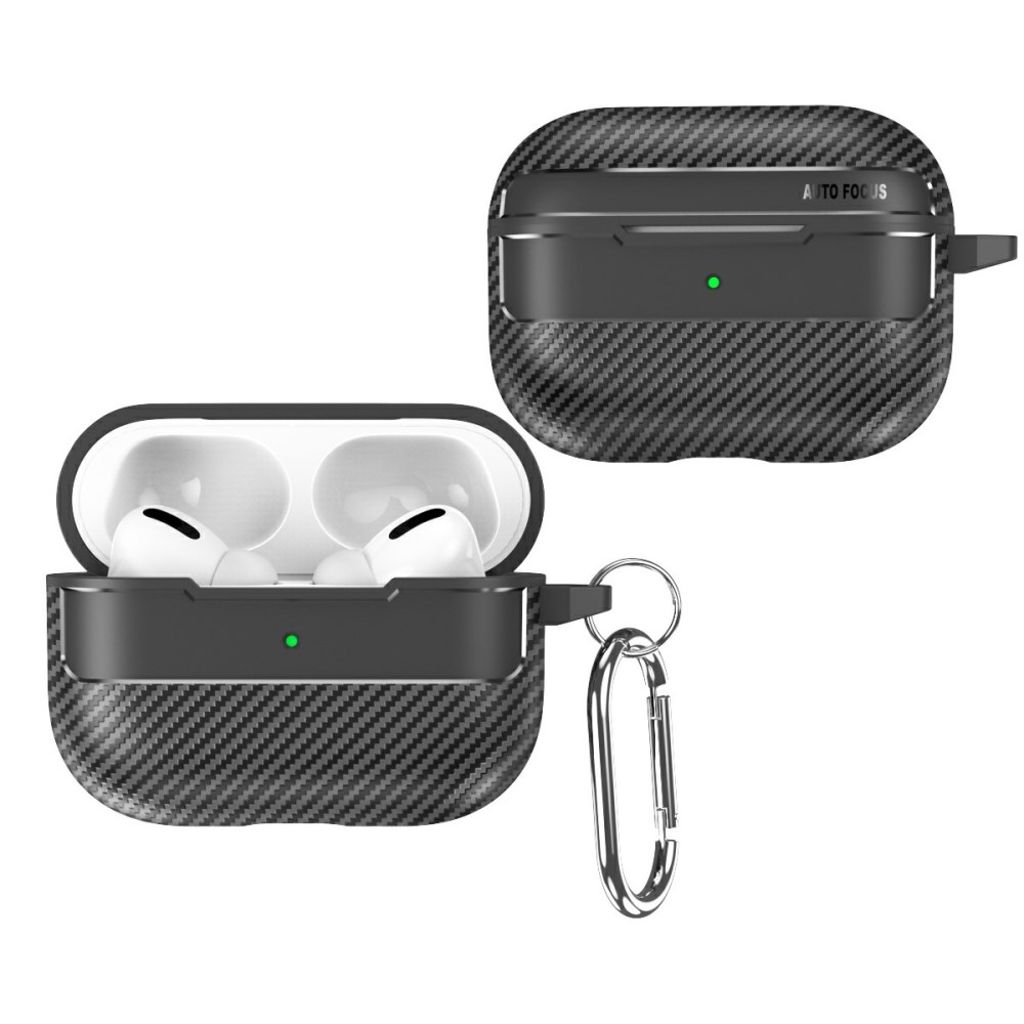 Apple AirPods Pro 3 Cover med Krog - Sort