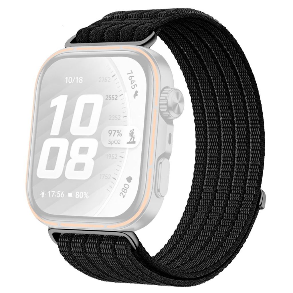 Huawei Watch Fit 5/5 Pro/4/4 Pro/3 Nailoninen kellonranneke - Musta