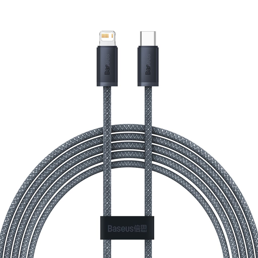 Baseus CALD000116 Lightning - USB-C PD kabel 20W 2m – grå