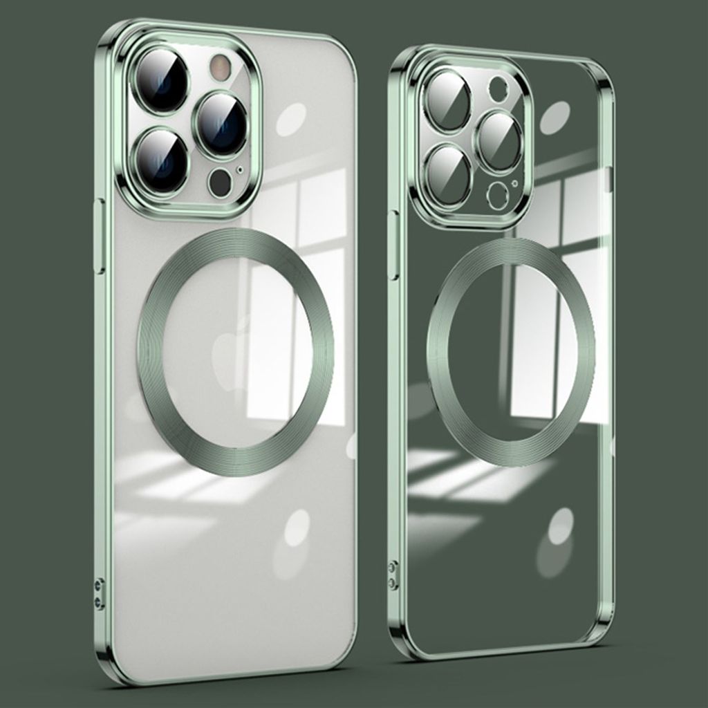 iPhone 12 Pro Max TPU Cover med MagSafe - Grøn