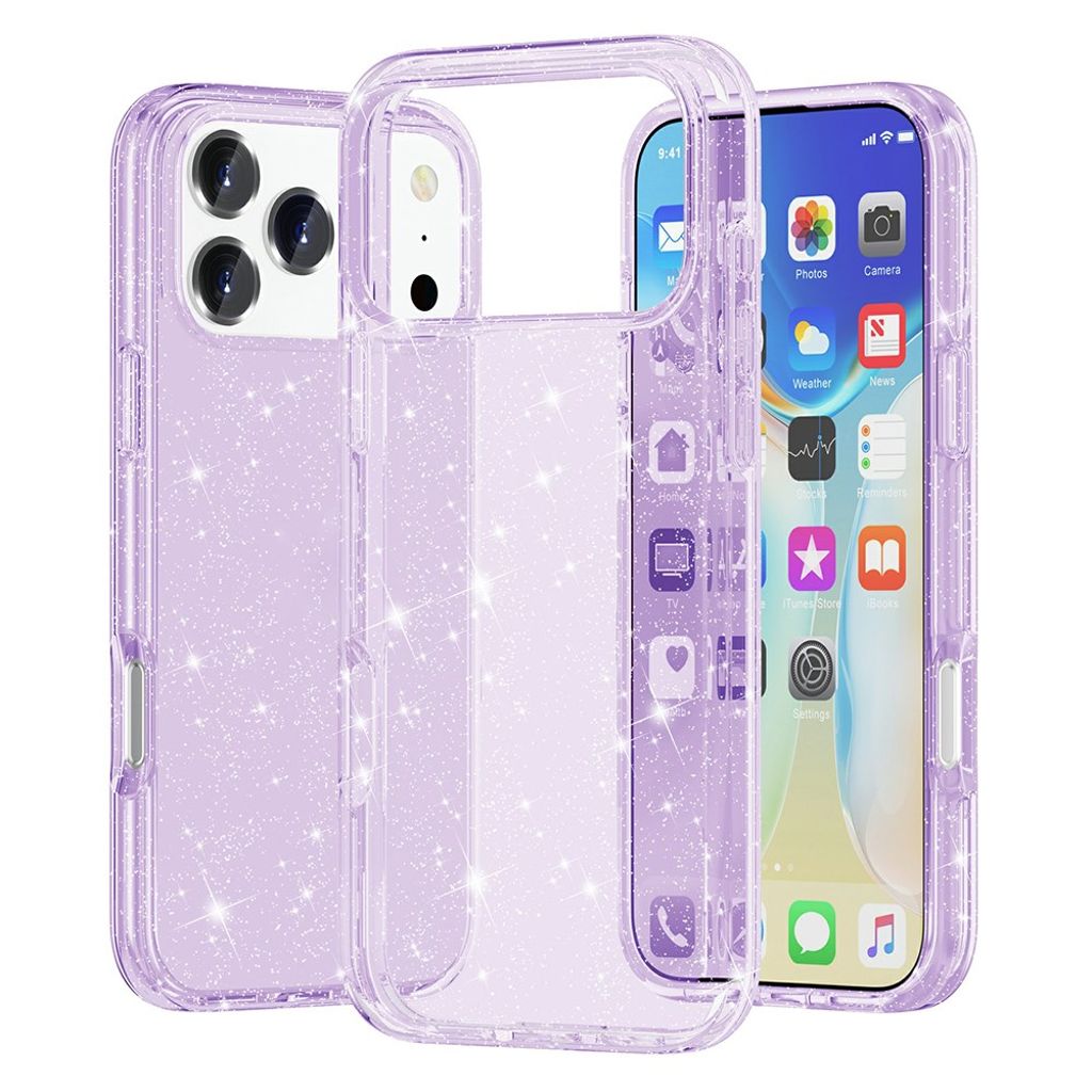 iPhone 17 Pro Max Acrylic Phone Case - Purple