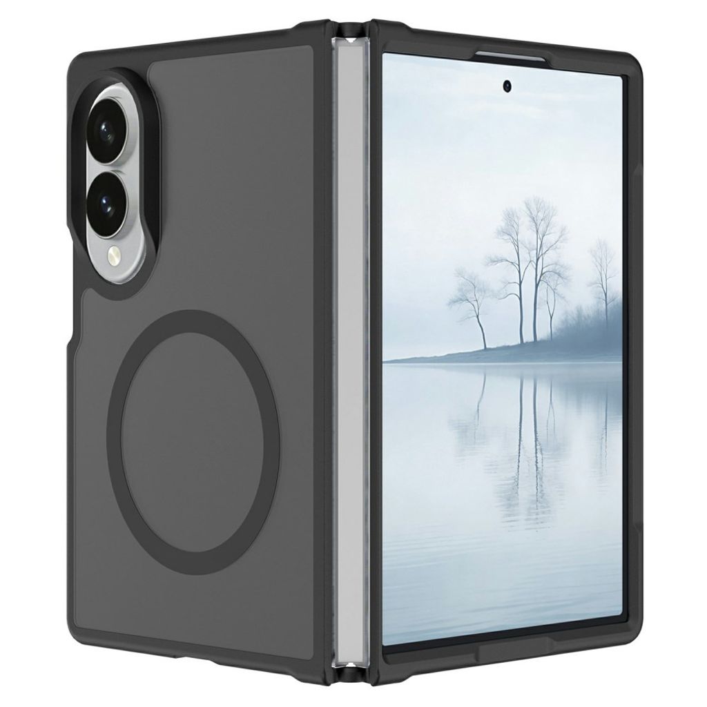 Samsung Galaxy Z Fold8 MagSafe cover med akrylbagside - Sort