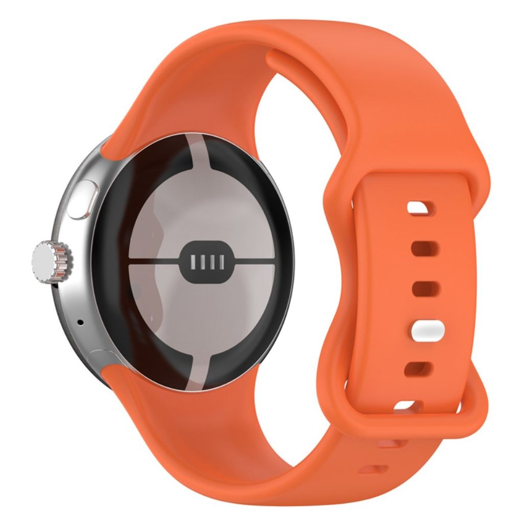 Google Pixel Watch 3 41 mm Kellonranneke, Silikoni - oranssi
