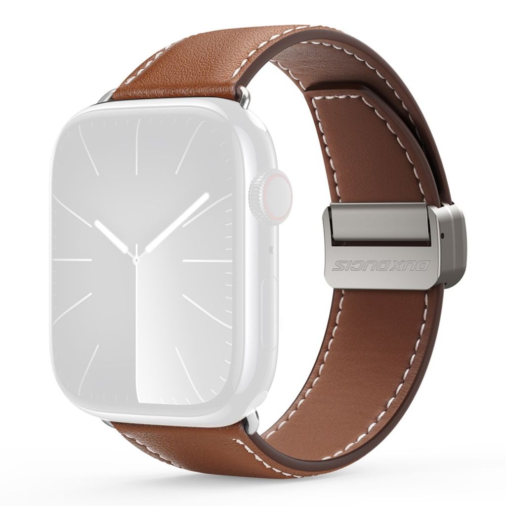DUX DUCIS YA Series Apple Watch 38/40/41/42mm Urrem i ægte læder - Brun