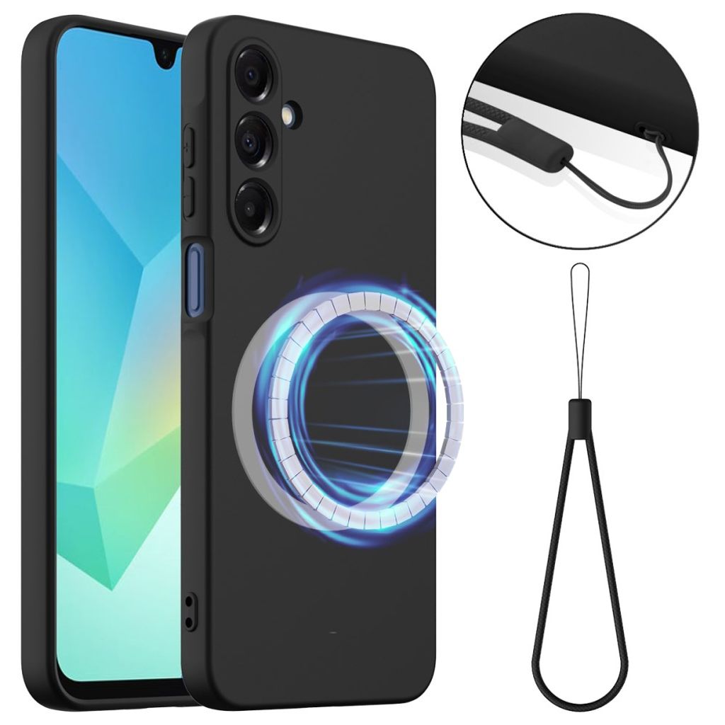 Samsung Galaxy A27 5G Kuori MagSafe-yhteensopiva Kantohihna - Musta