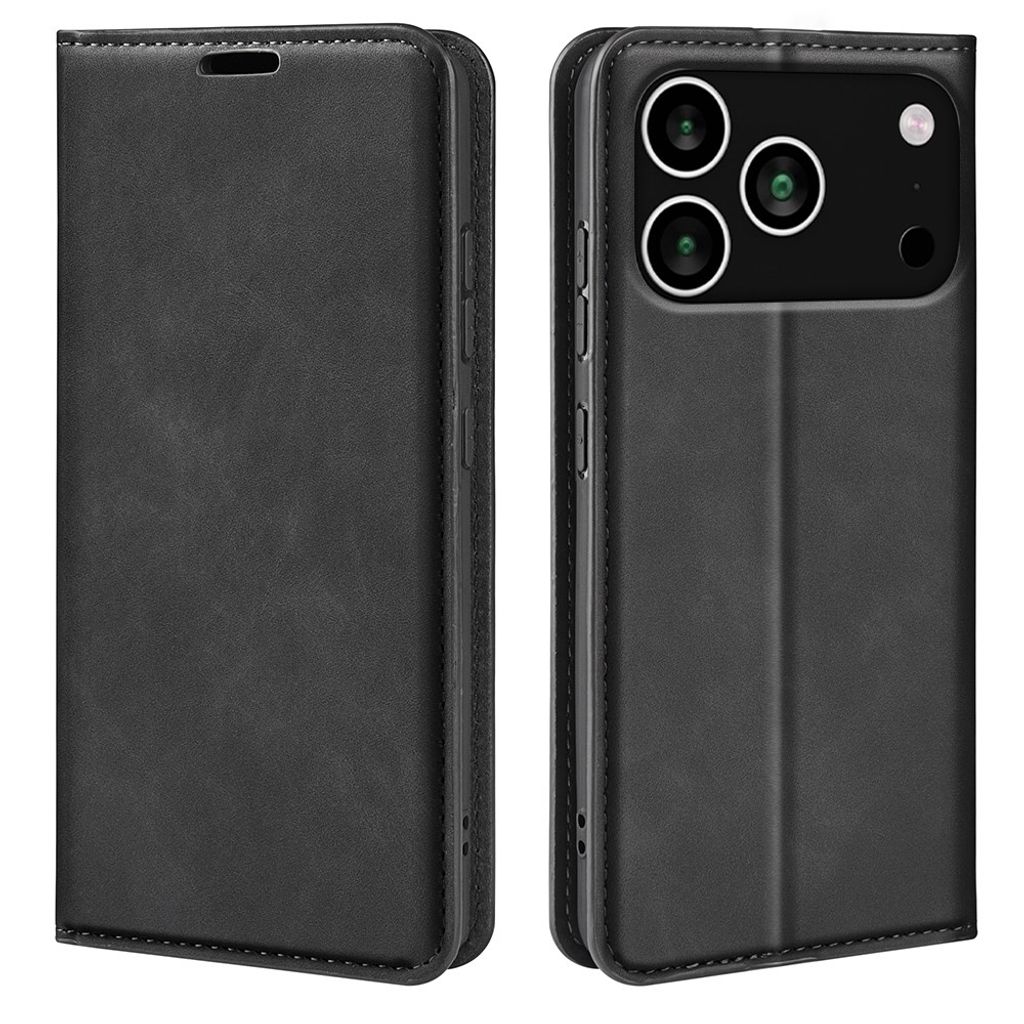 iPhone 18 Pro Max/17 Pro Max Plånboksfodral med stativ - Svart