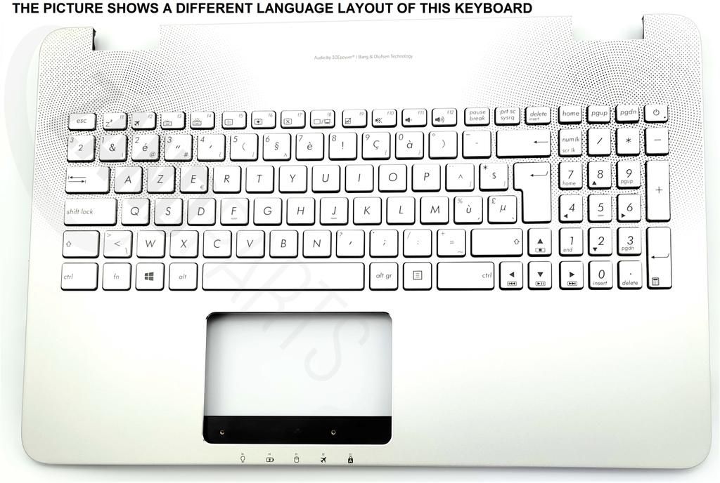 Asus N551JK-1A Keyboard (NORDIC) Module/AS