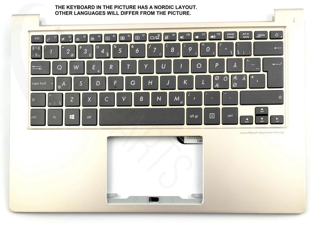 Asus UX303UB-1C Keyboard (NORDIC) Module/AS