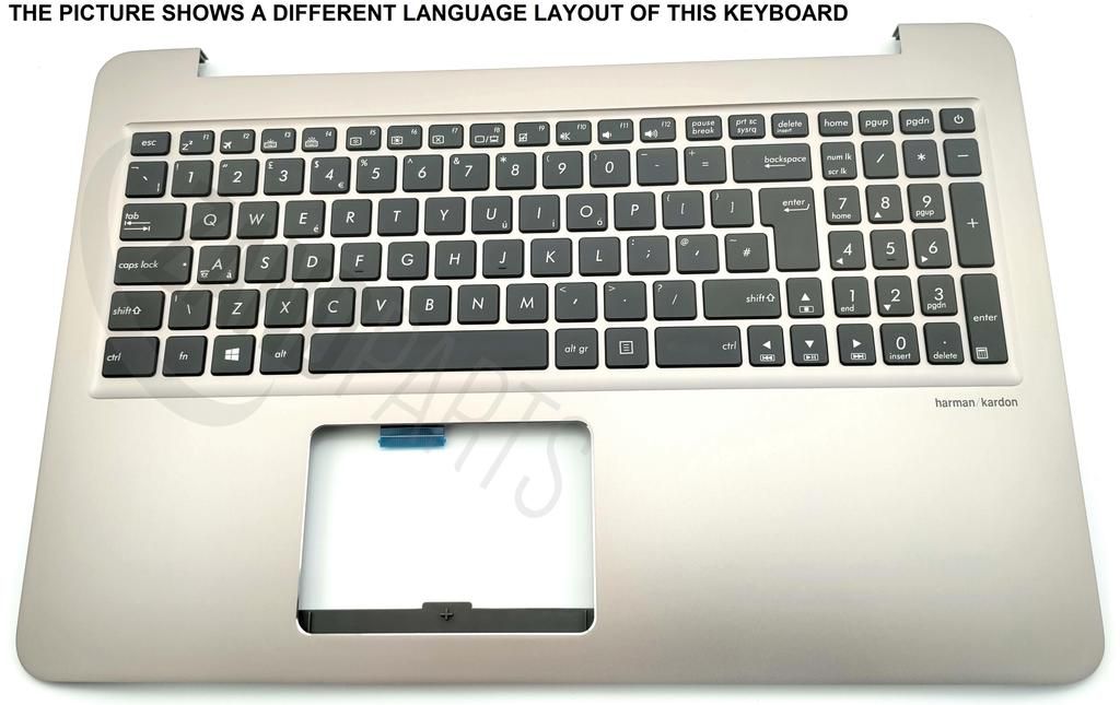 Asus UX510UX-1A Keyboard (BELGIAN) Module/AS (BACKLIGHT)