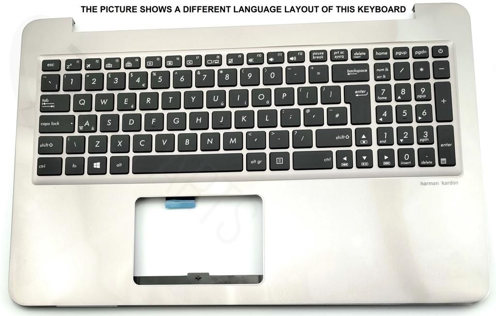 Asus UX510UW-1A Keyboard (US-ENGLISH INTERNATIONAL) Module/AS