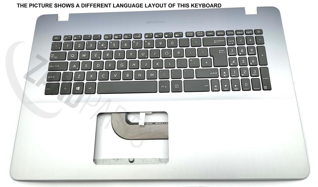 Asus X705UA-1B Keyboard (GERMAN) Module/AS