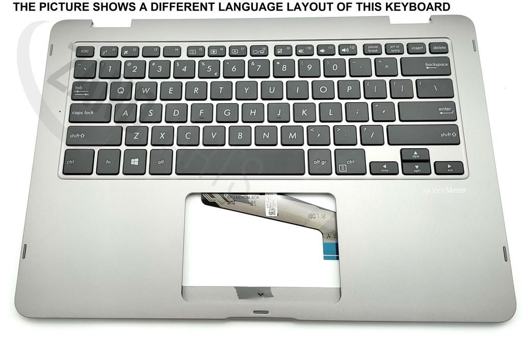 Asus TP401CA-1A Keyboard (UK-ENGLISH) Module/AS (ISOLATION)