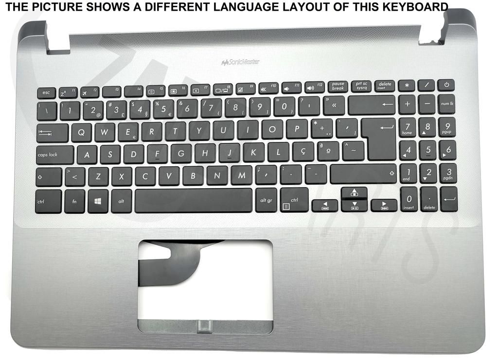 Asus X507UA-1B Keyboard (US-ENGLISH) Module/AS