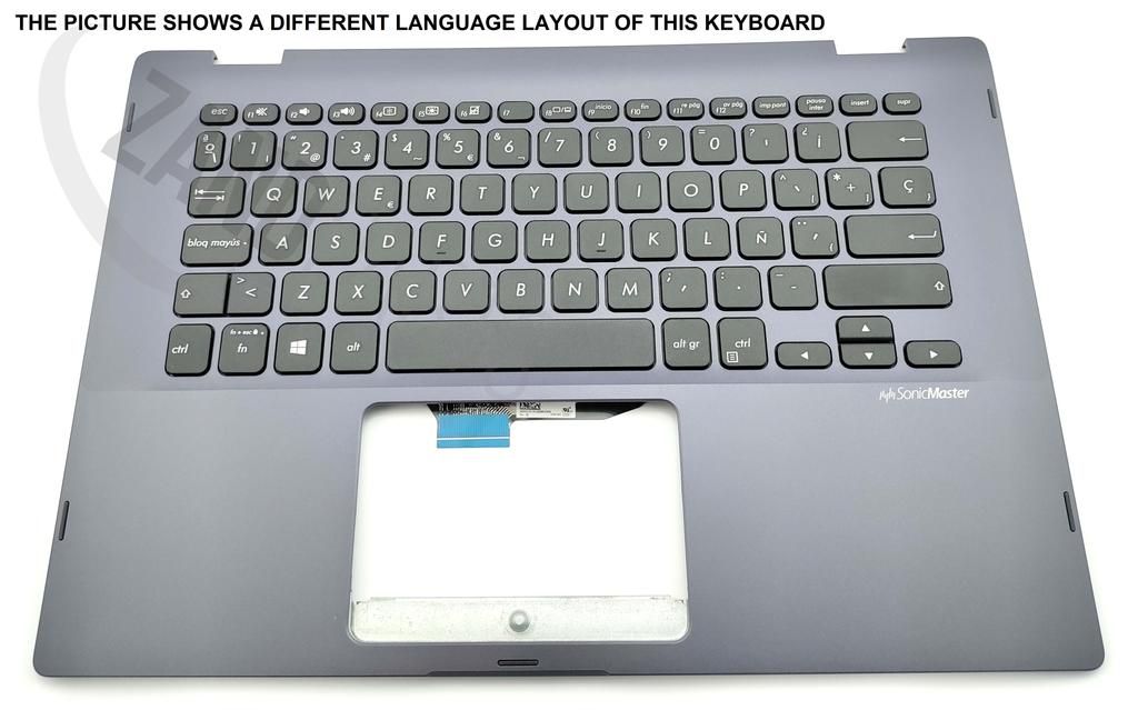 Asus TP412UA-1A Keyboard (NORDIC) Module/AS