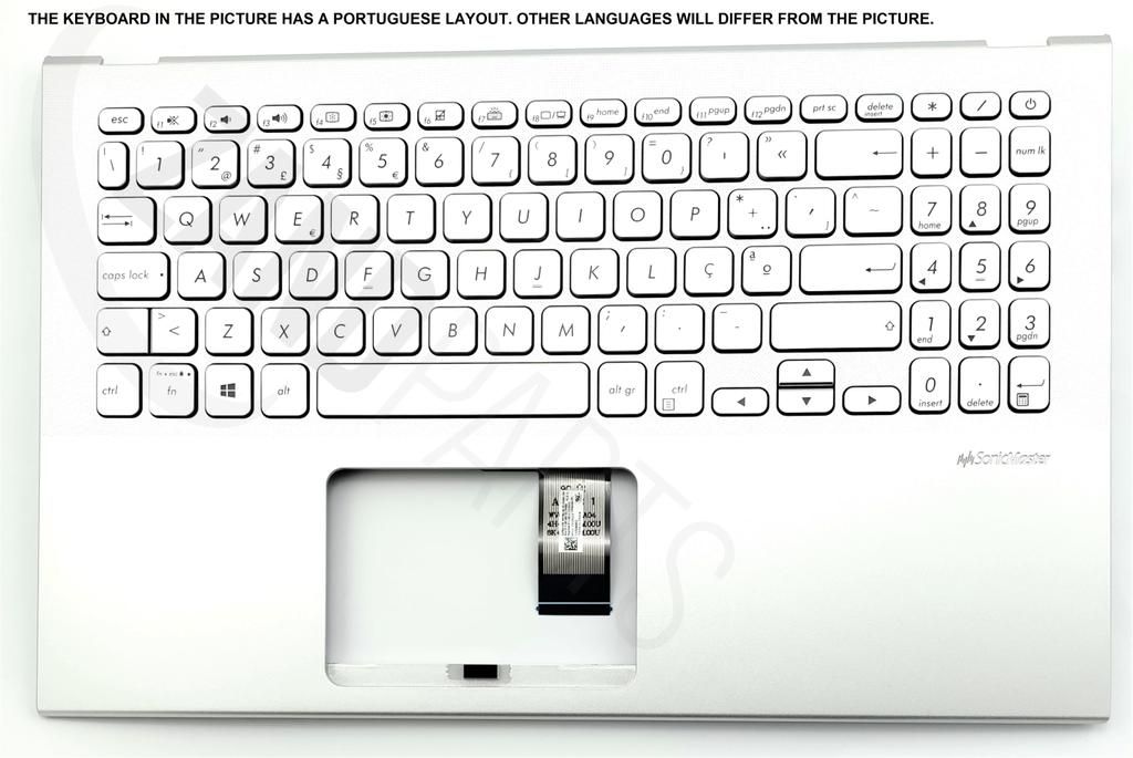 Asus X512FA-8S Keyboard (US-ENGLISH INTERNATIONAL) Module (BACKLIGHT)