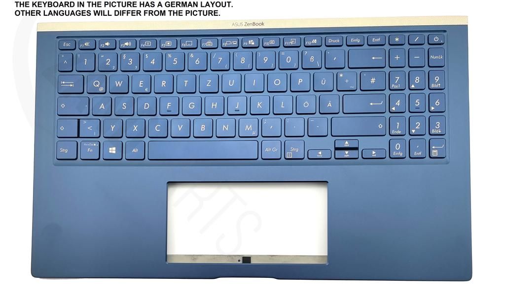 Asus UX534FT-2B Keyboard (GERMAN) Module/AS (BACKLIGHT, W/SCP)