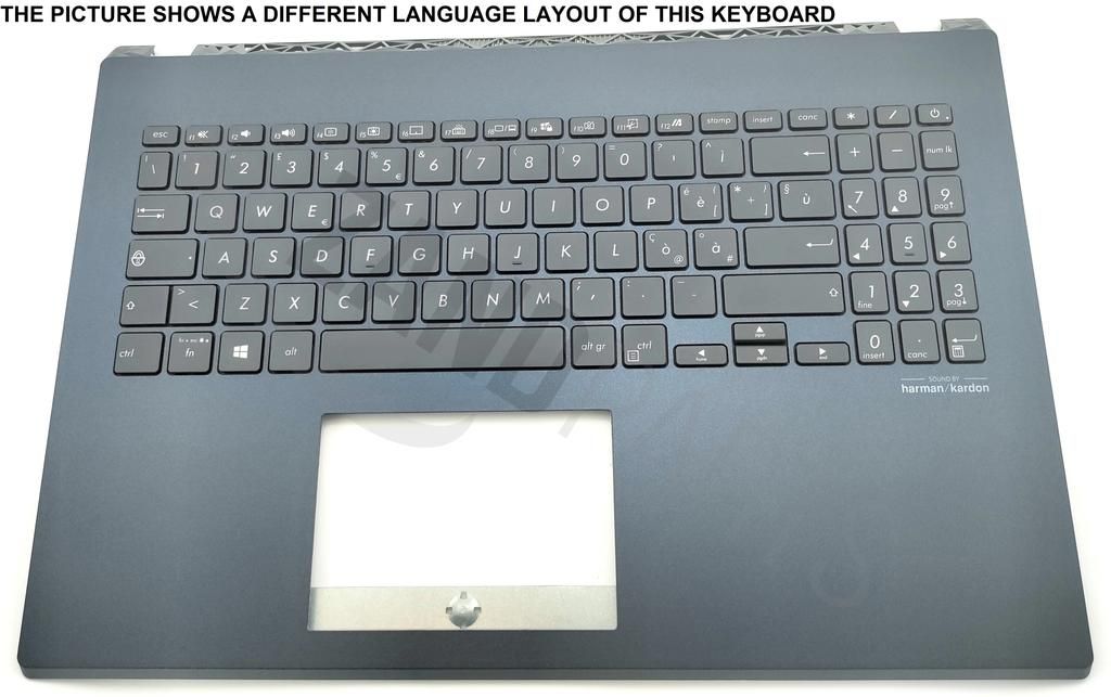 Asus X571GT-1K Keyboard (US-ENGLISH INTERNATIONAL) Module/AS (BACKLIGHT)
