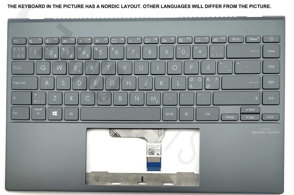 Asus UX425JA-2G Keyboard (SPANISH) Module/AS (BACKLIGHT)