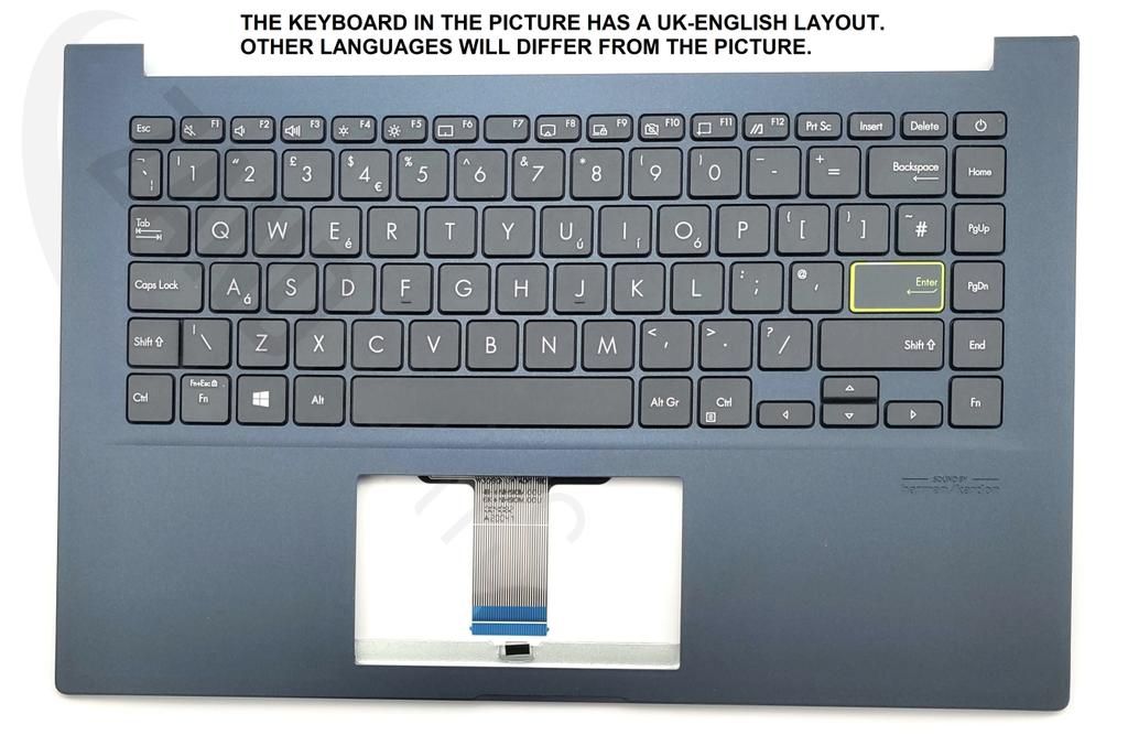 Asus X421DA-1K Keyboard (UK-ENGLISH) Module/AS (ISOLATION) MIDNIGHT