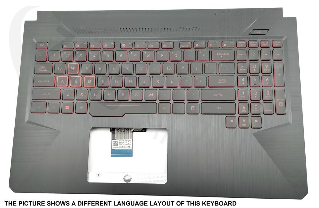 Asus FX504GD-1A Keyboard (PORTUGUESE) Module/AS (BACKLIGHT)