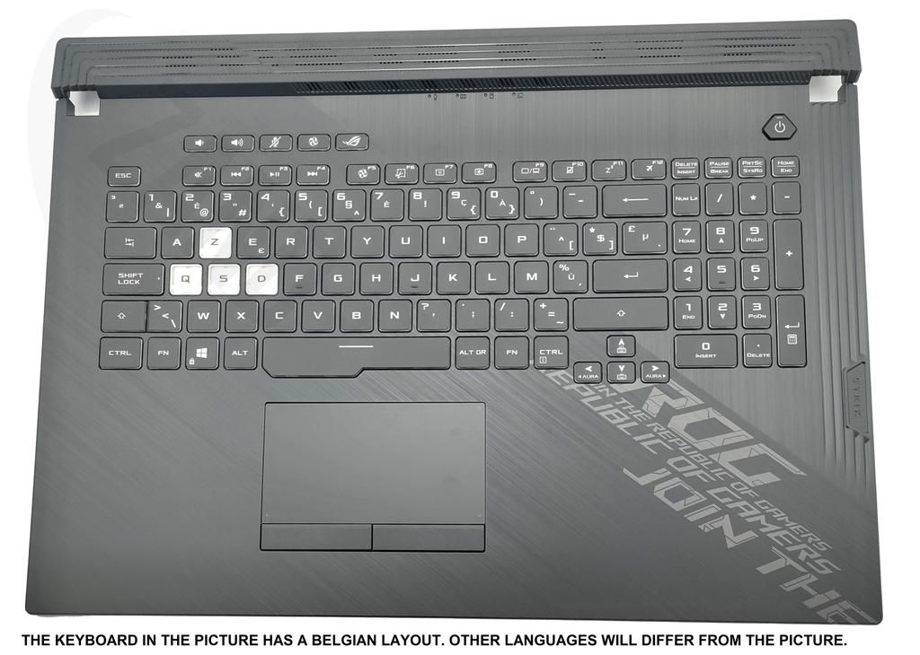 Asus G712LWS-1C Keyboard (BELGIAN) Module