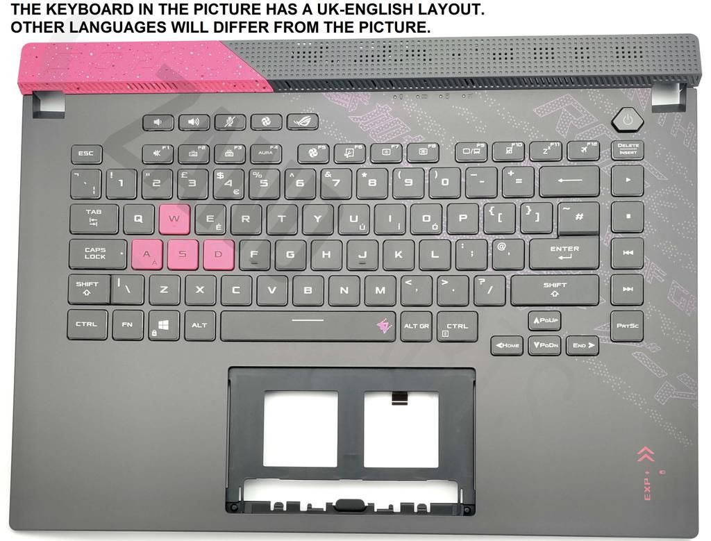 Asus G513QM-1H Keyboard (UK-ENGLISH) Module (BACKLIGHT, RGB 4-ZONE)