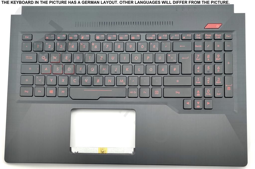 Asus FX503VM-2C Keyboard (GERMAN) Module/AS (BACKLIGHT)