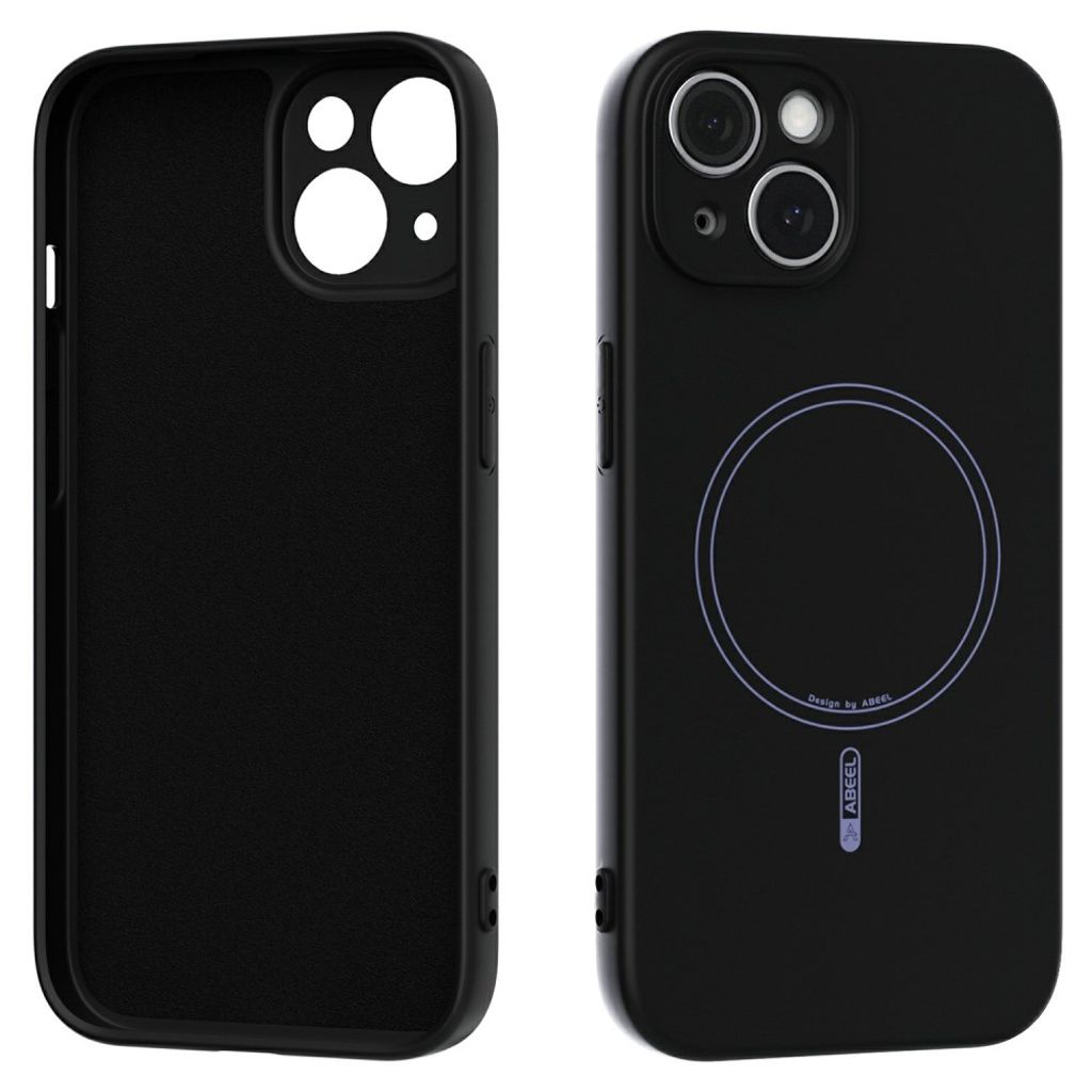 ABEEL iPhone 13 Case MagSafe Liquid Silicone – Black