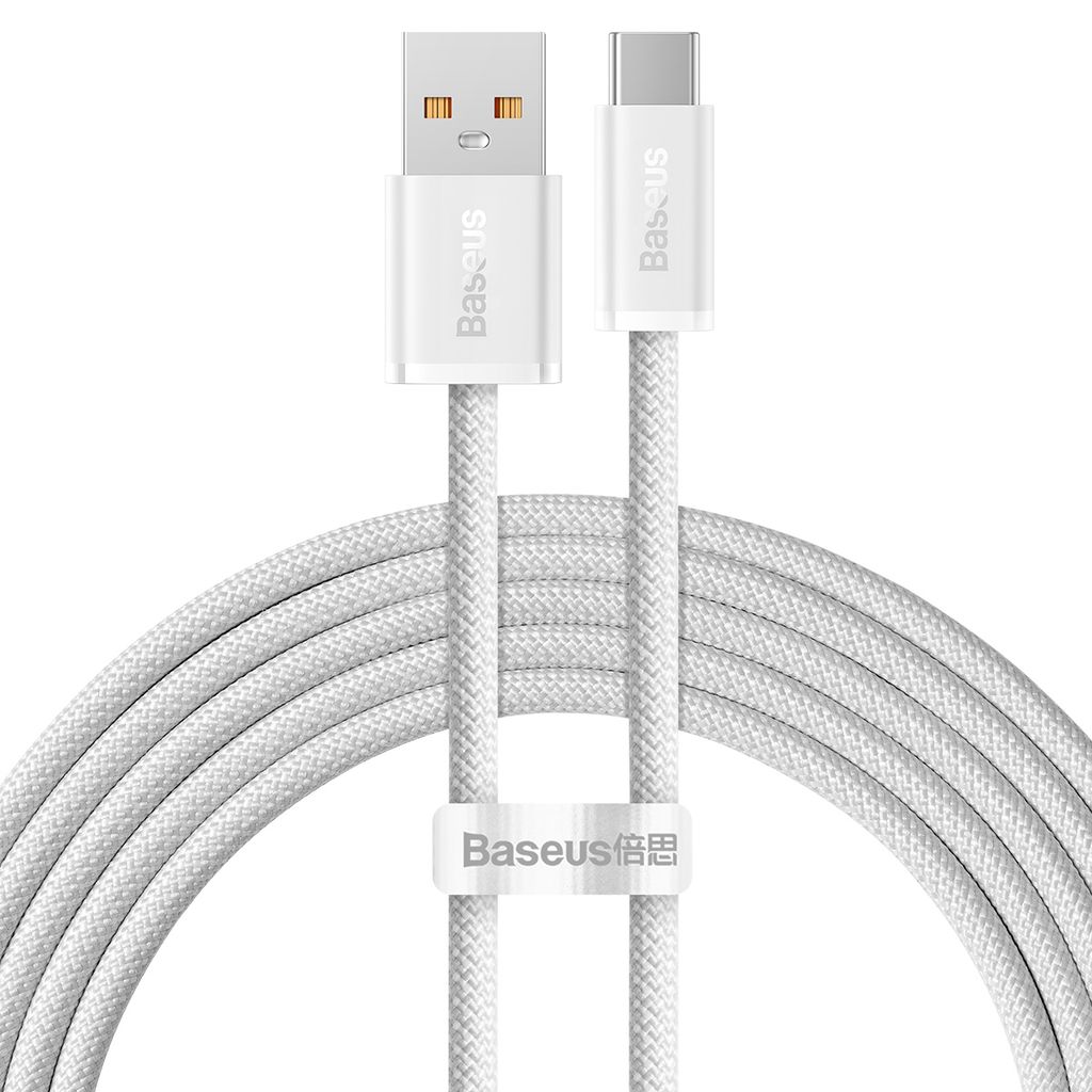 Baseus Dynamic Series USB kabel - USB Type C 100W 2m hvid (CALD000702)