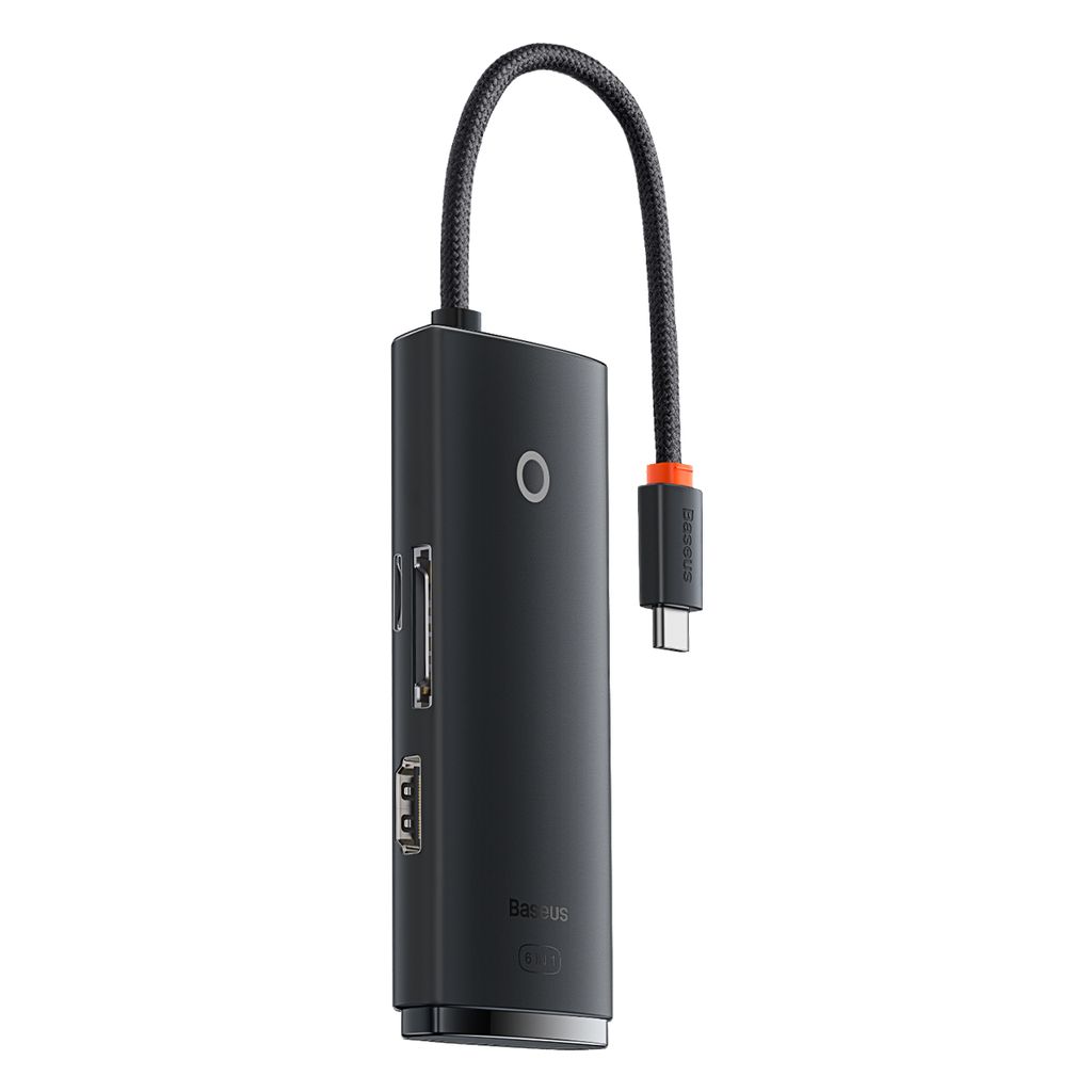 Baseus Lite Series multifunksjonell USB Type C HUB svart