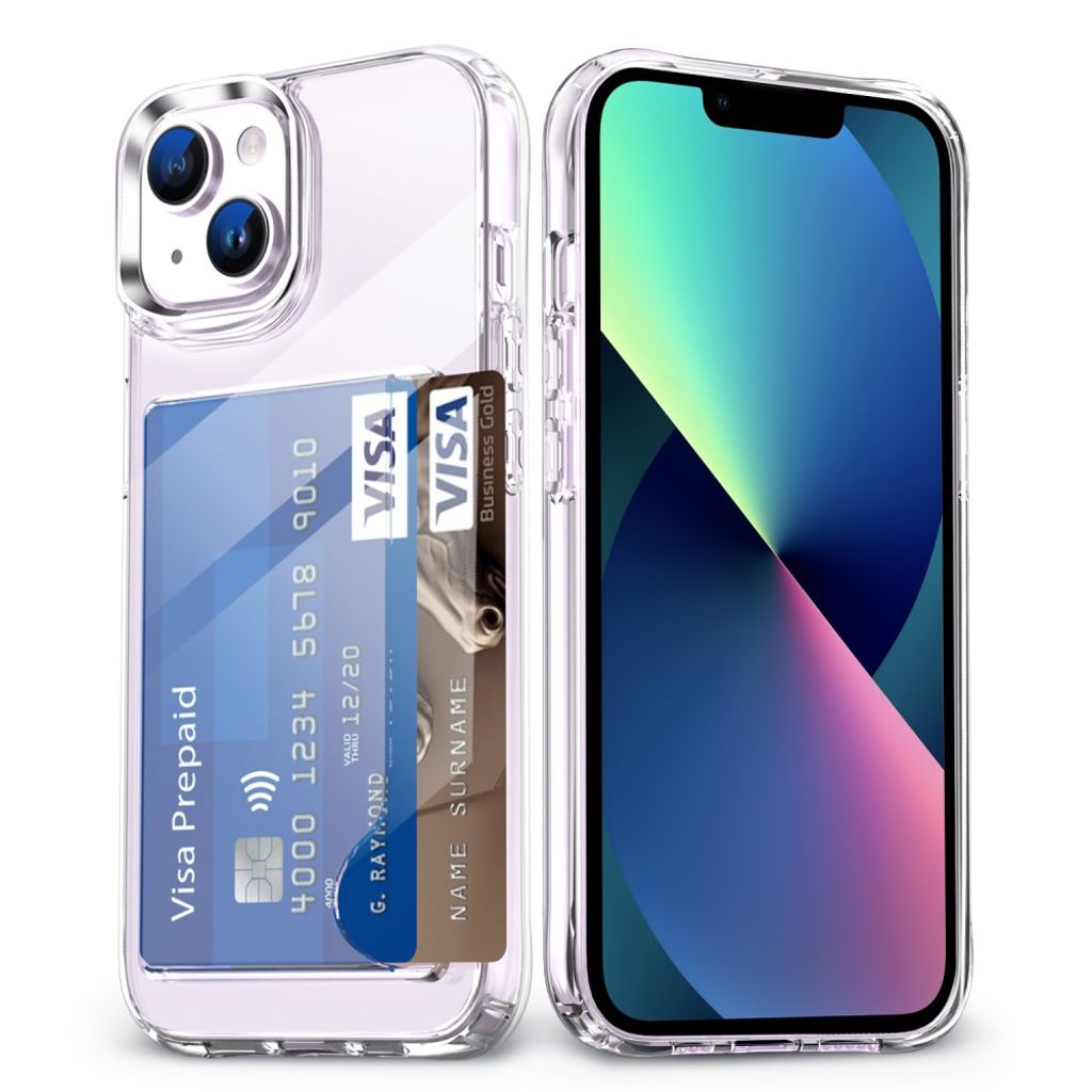 iPhone 13 Case Card Holder - Transparent