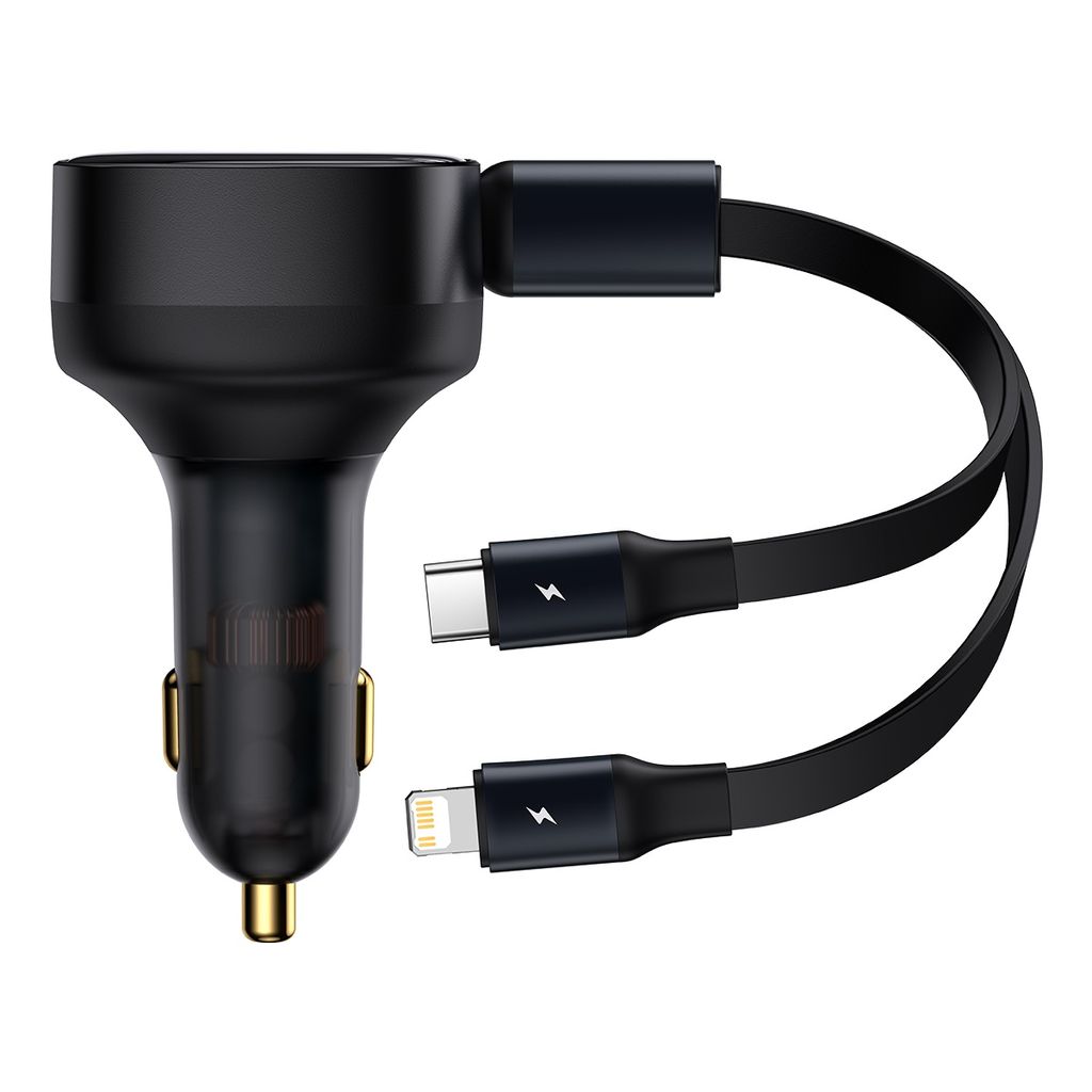 Baseus Enjoyment 2in1 billader 30W svart (CGTX000001)