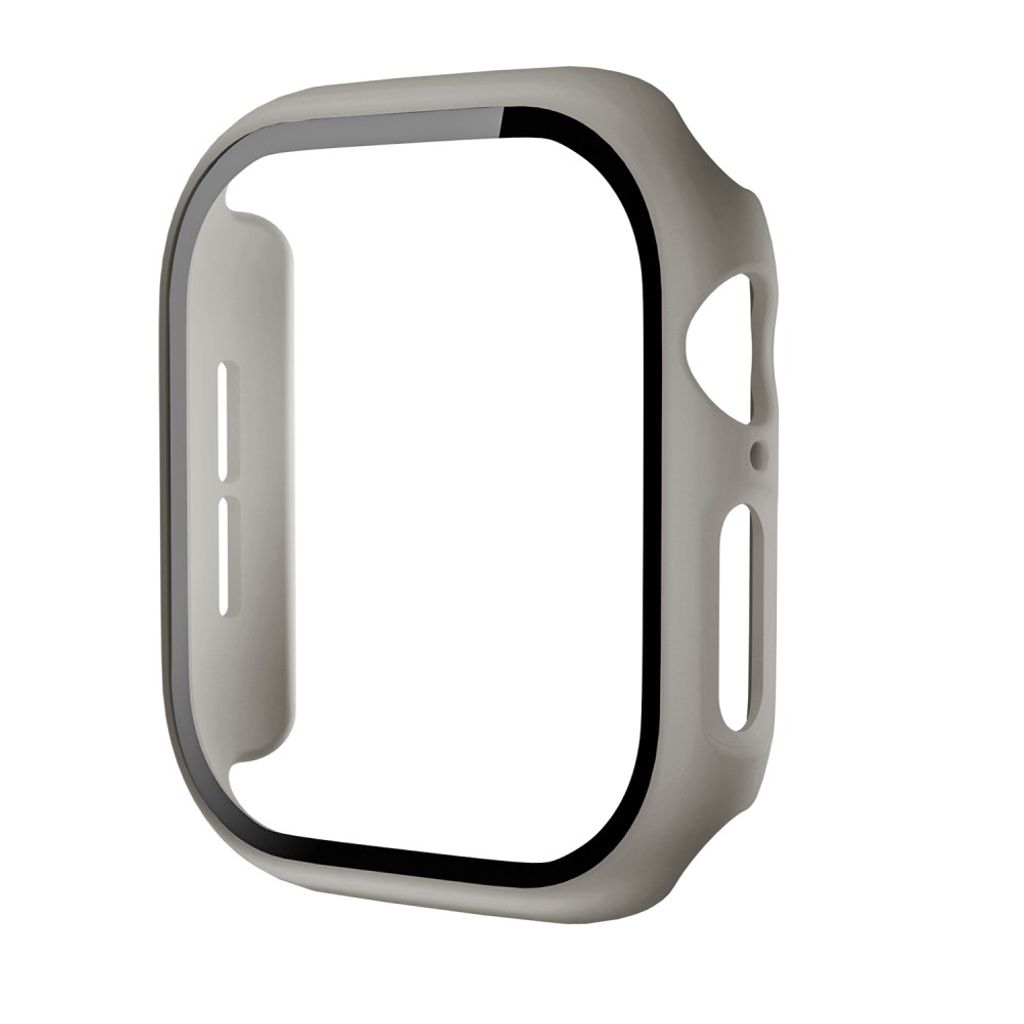 Apple Watch 12 46mm Deksel med skjermbeskytter i herdet glass - Kaki