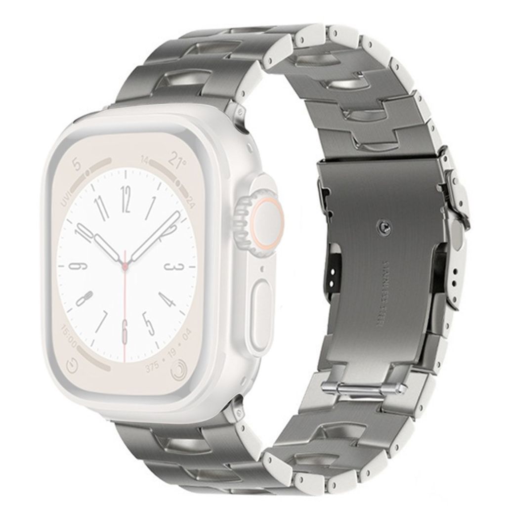 Apple Watch 49 / 46 / 44 / 42mm Klockarmband i titanlegering - Silver
