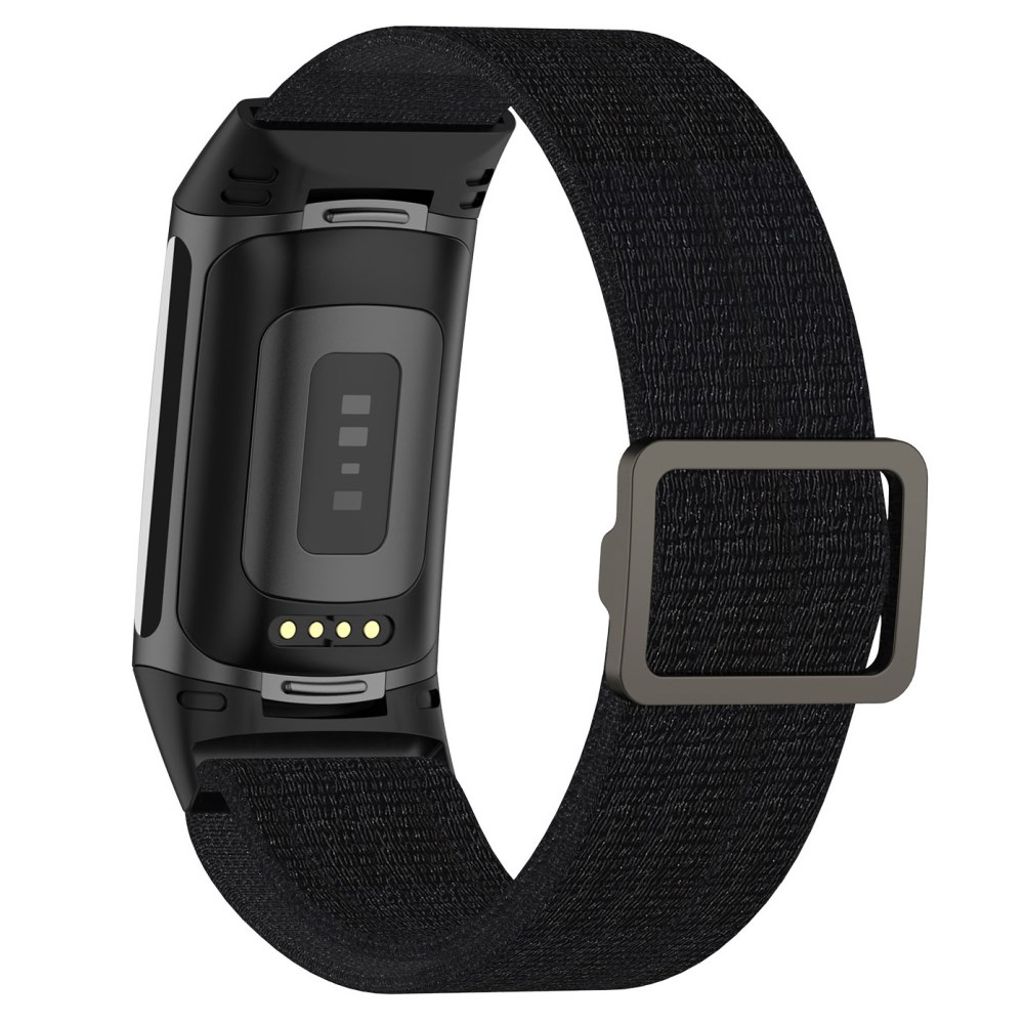 Fitbit Charge 6 / 5 Klokkereim i nylon - Svart