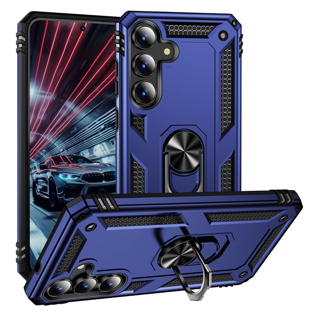 Samsung Galaxy S25 FE Case with Stand - Blue